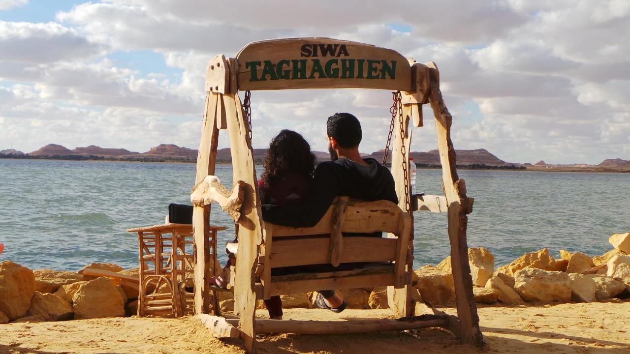 Taghaghien Island Resort Siwa Oasis Bagian luar foto